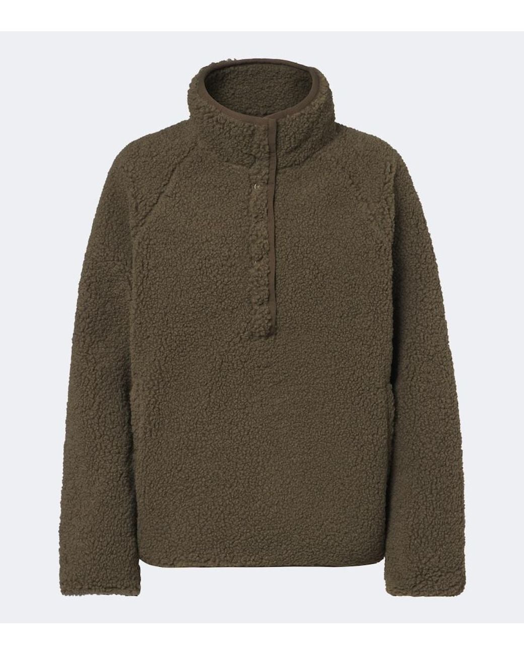 The Upside Green Harlow Teddy Sweatshirt