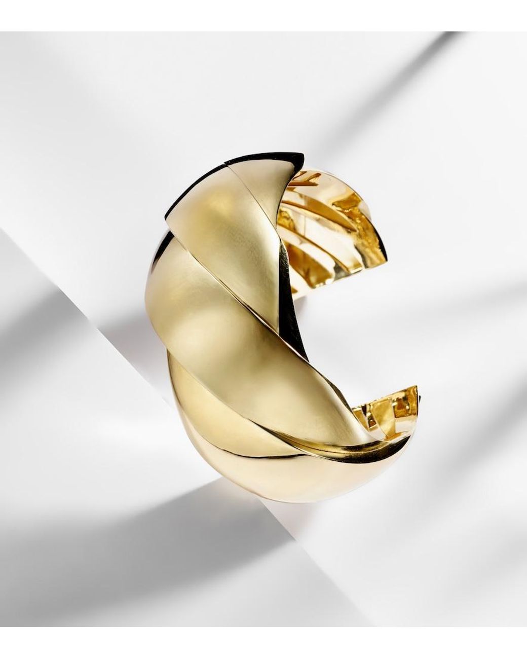 Ileana Makri Metallic Blaze 18Kt Cuff Bracelet