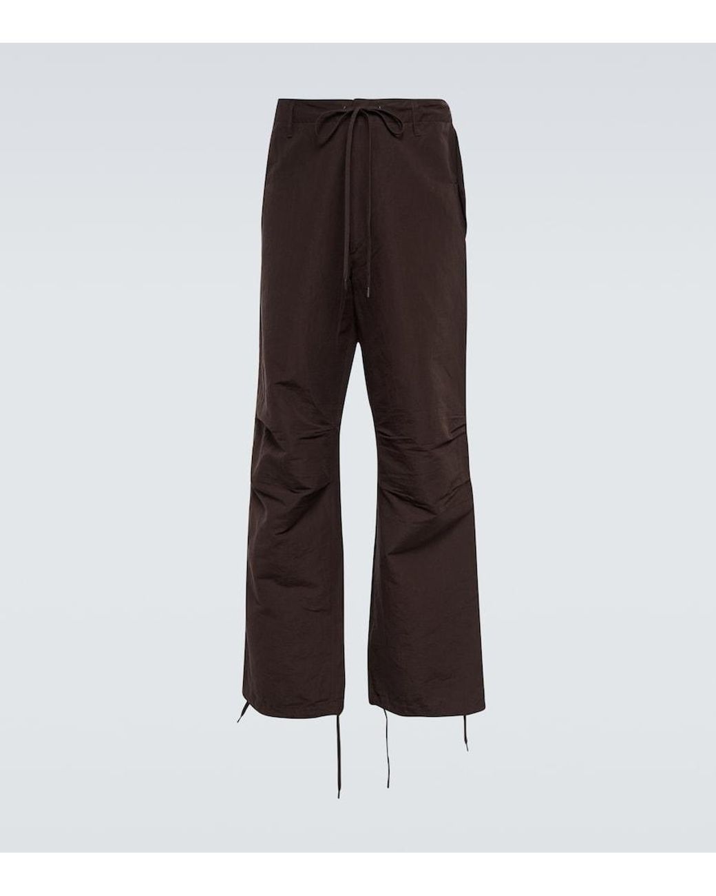 AURALEE Linen And Cotton Pants in Brown for Men | Lyst