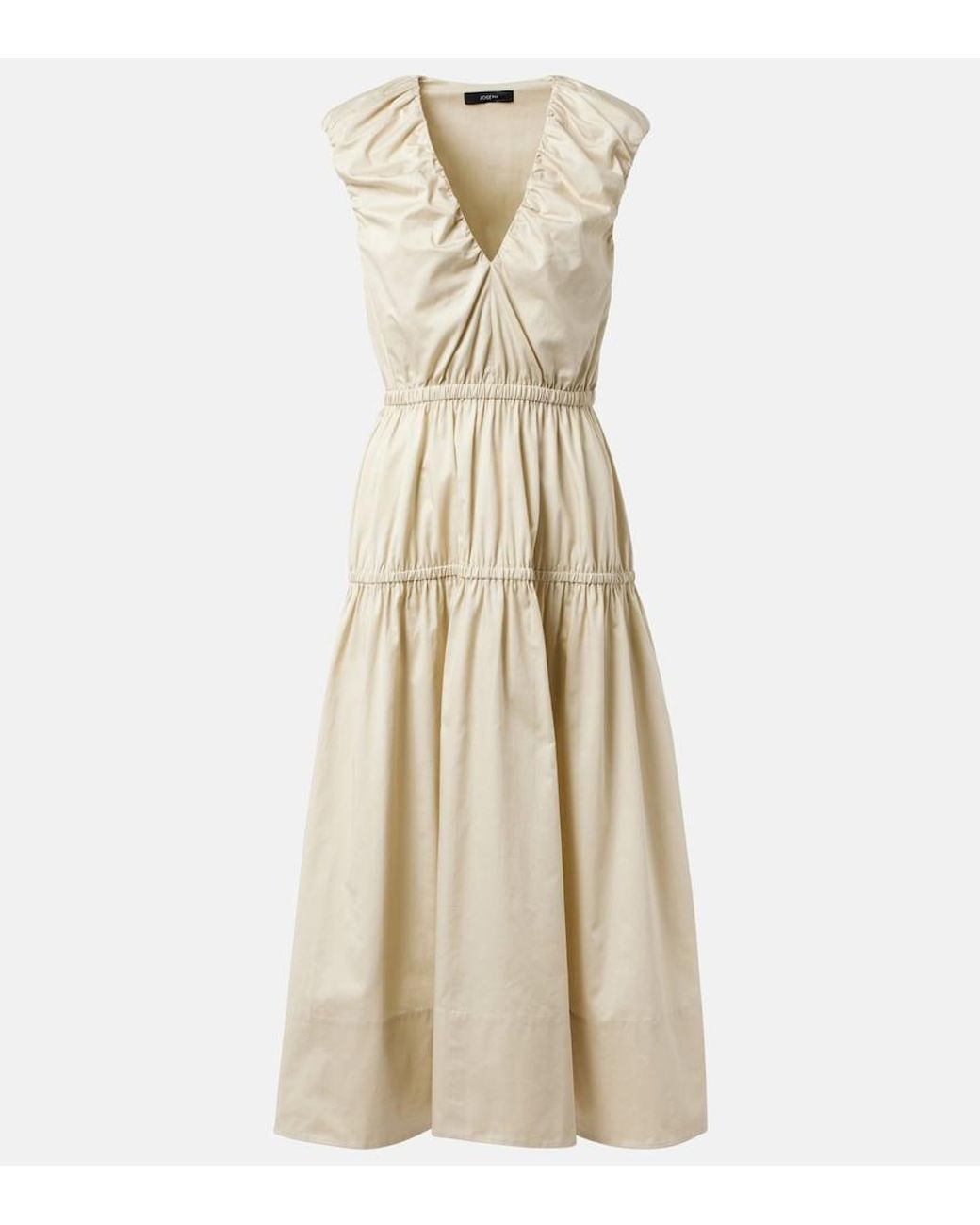 Joseph Natural Cotton Midi Dress