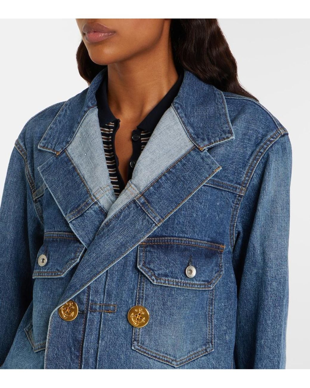 Sacai Blue Denim Jacket