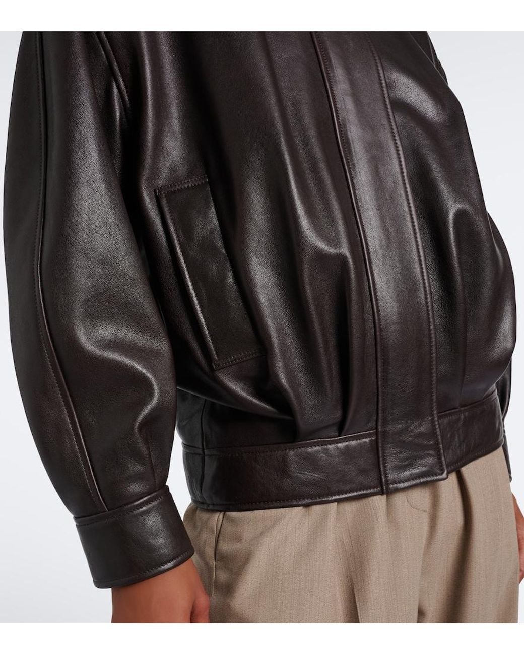 Arma Black Leather Jacket