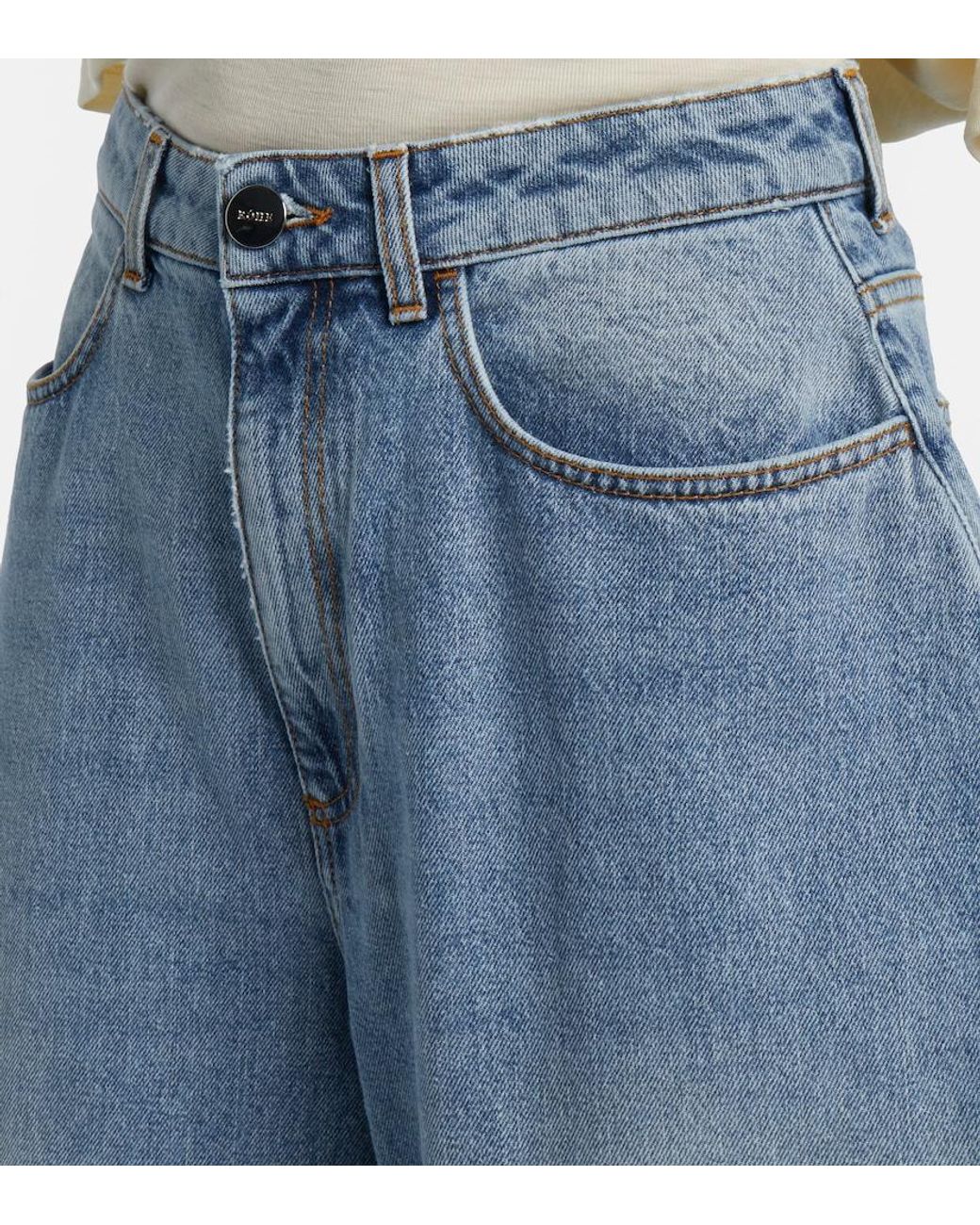 Jeans Barrel Rohe de color Blue
