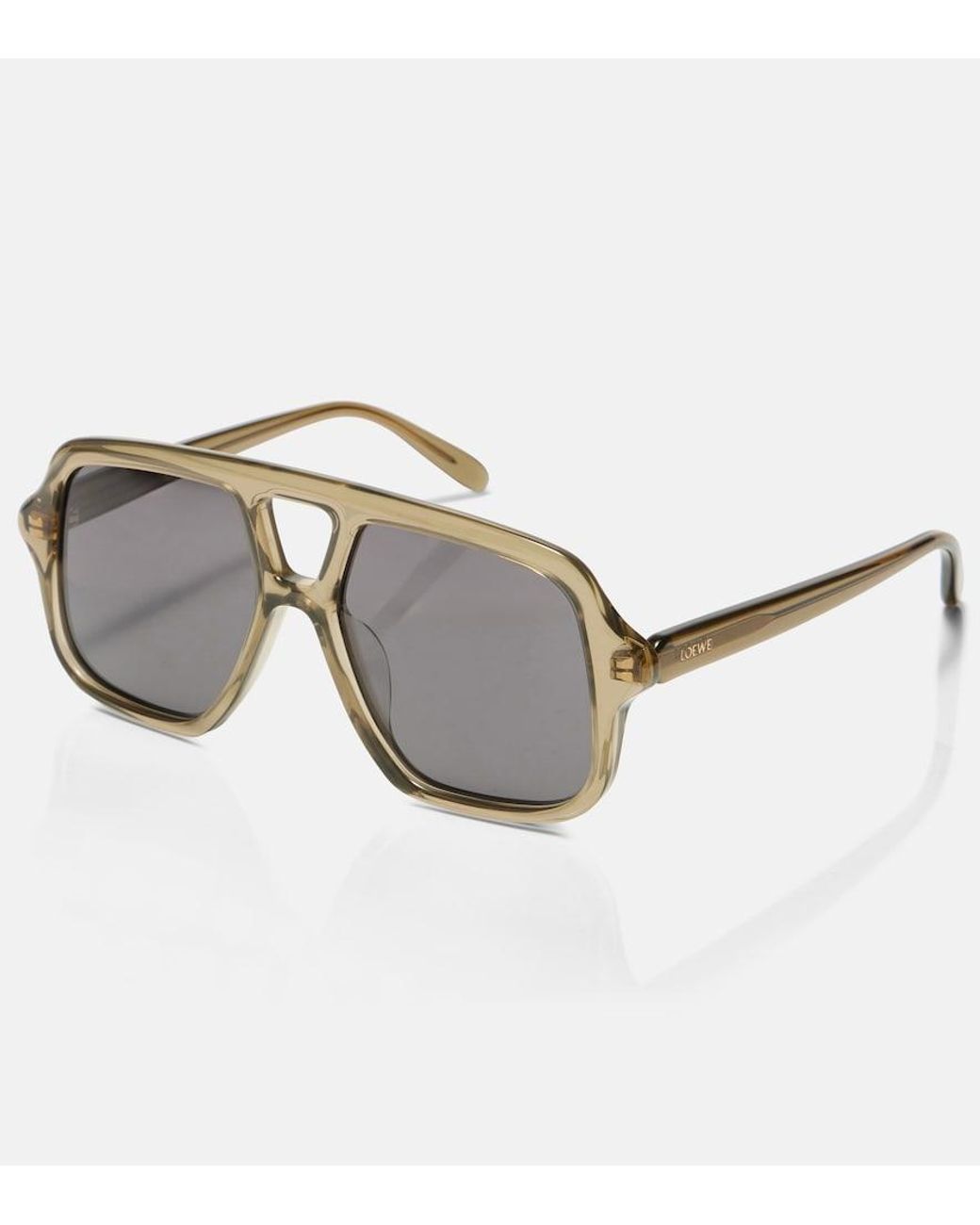 Loewe Gray Aviator-Sonnenbrille Slim