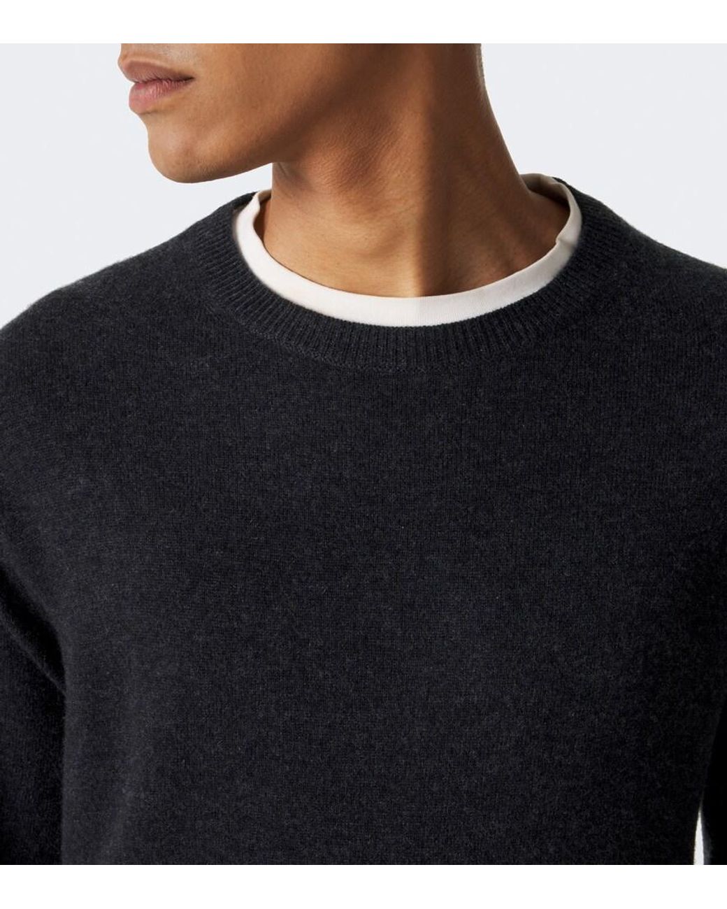 LeKasha Black Colmar Cashmere Sweater for men