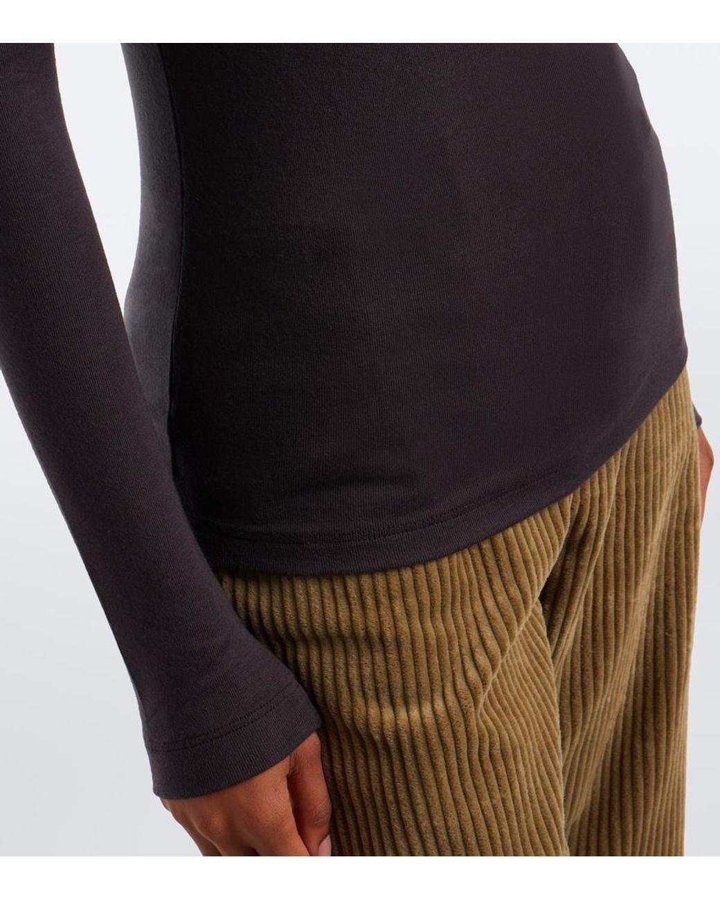 Polo Amos De Jersey Agolde de color Black