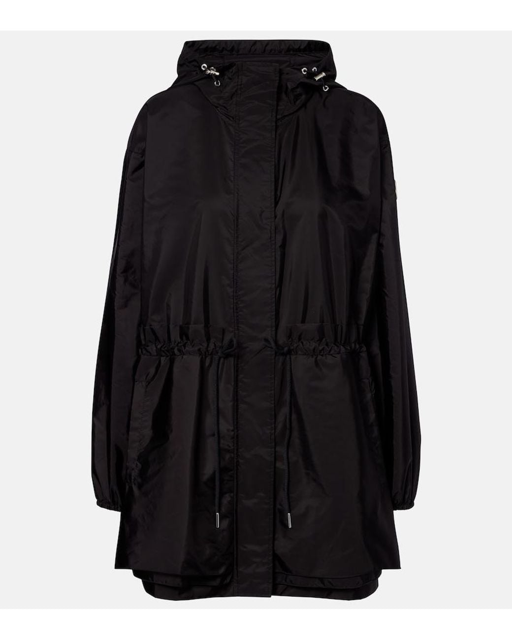 Moncler Black Weteau Hooded Parka