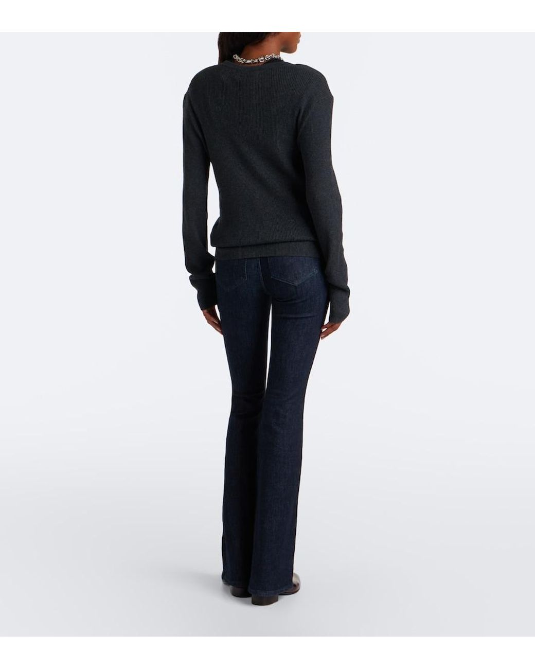 Jeans Flared Beverly Veronica Beard de color Blue