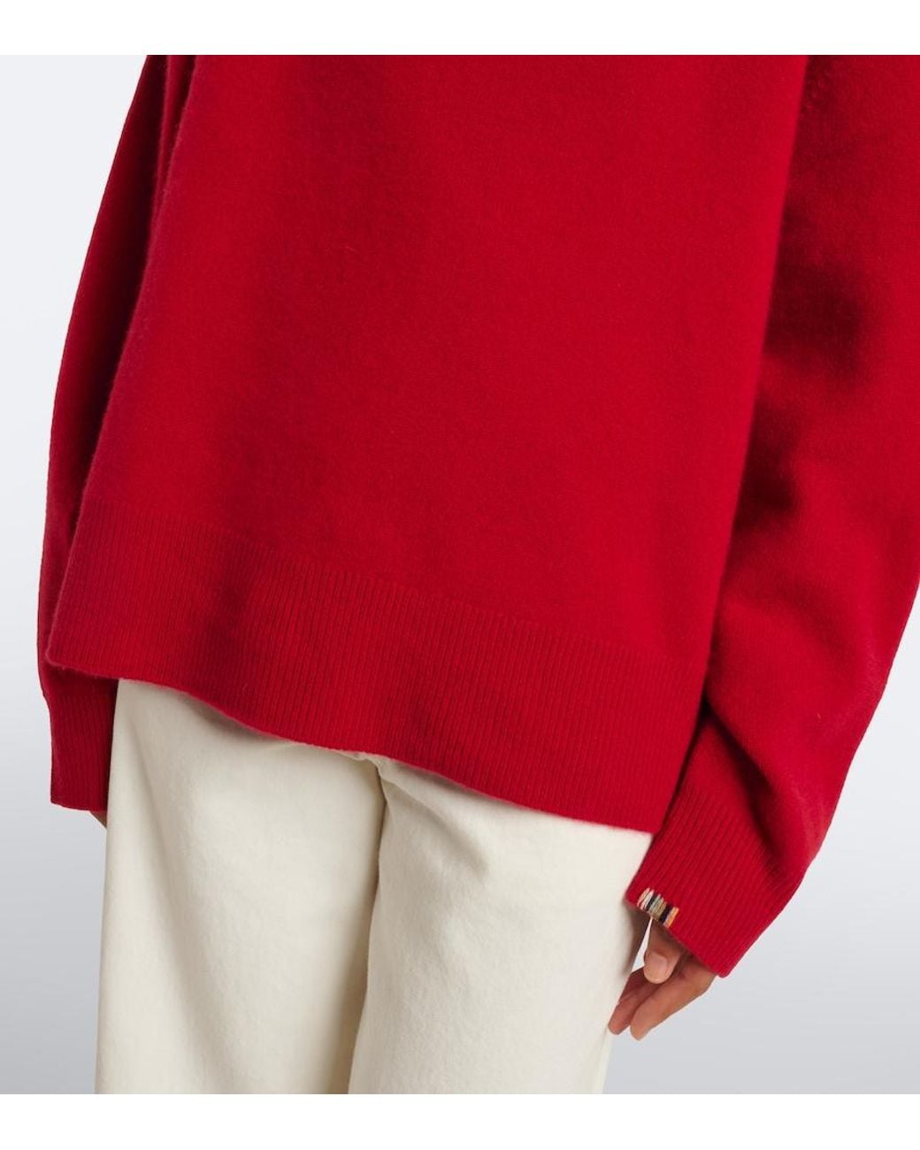 Extreme Cashmere Red N°457 Jack Cashmere-Blend Sweater