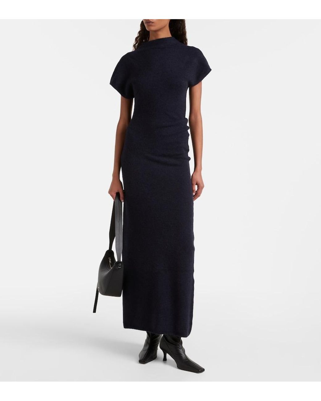 Proenza Schouler Blue Abie Knitted Maxi Dress