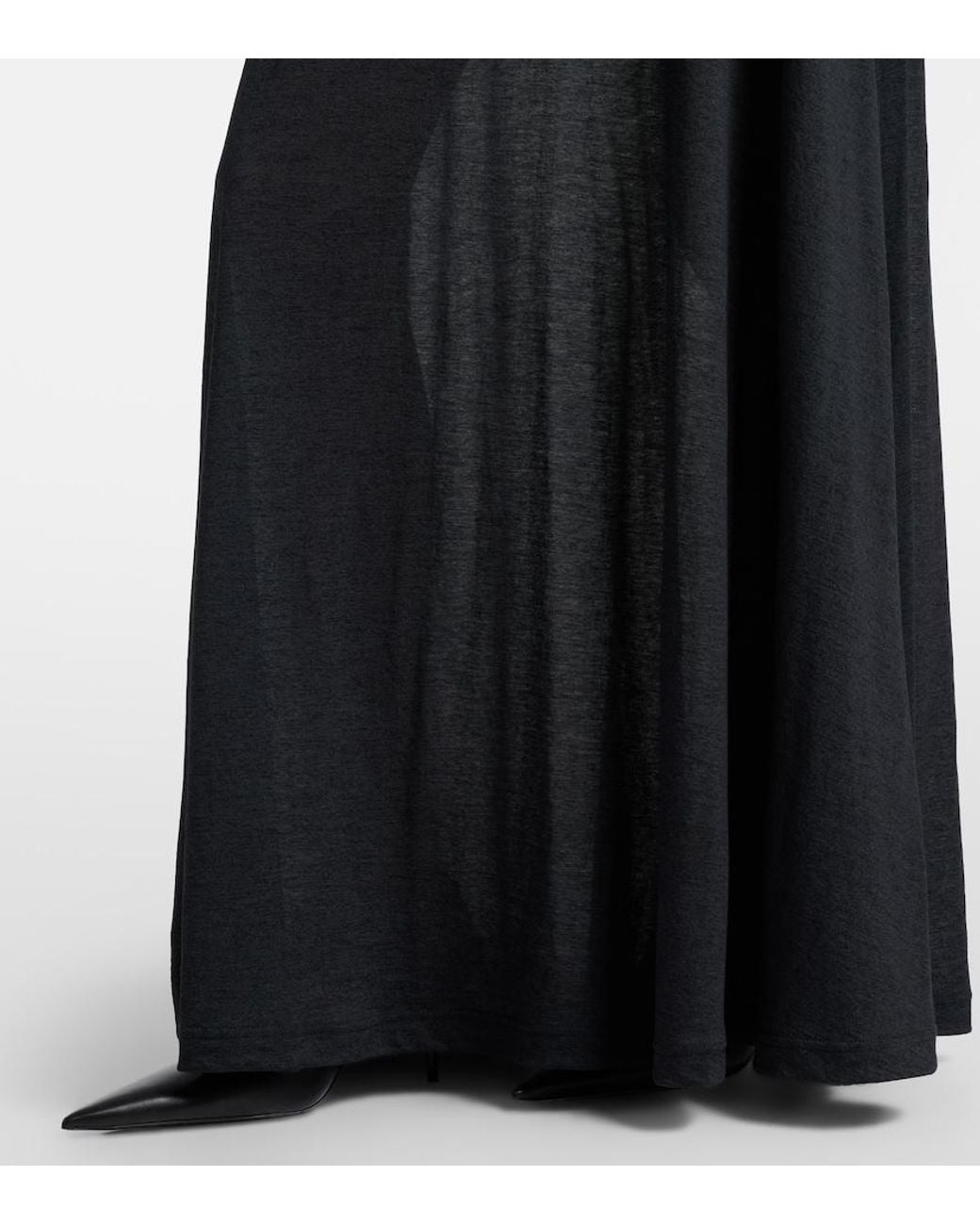 Balenciaga Blue Printed Tie-Dye Cotton-Blend Jersey Maxi Dress