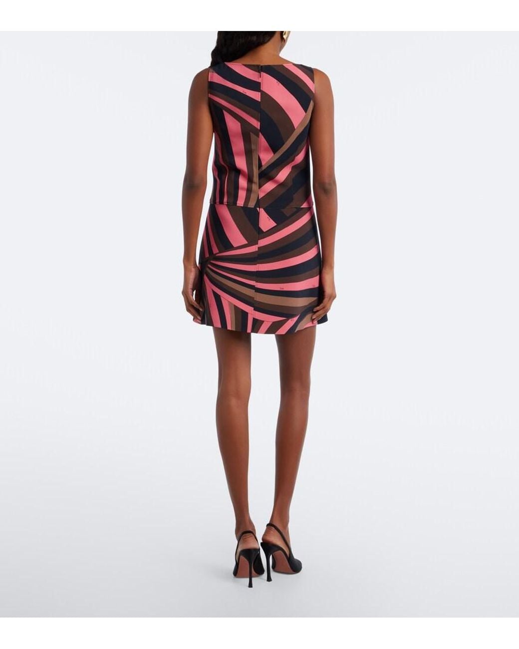 PUCCI Iride Cady Minidress in Red | Lyst