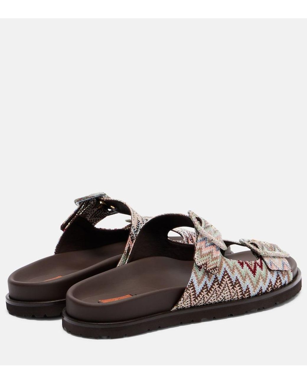 Missoni Black Clea Zigzag Sandals