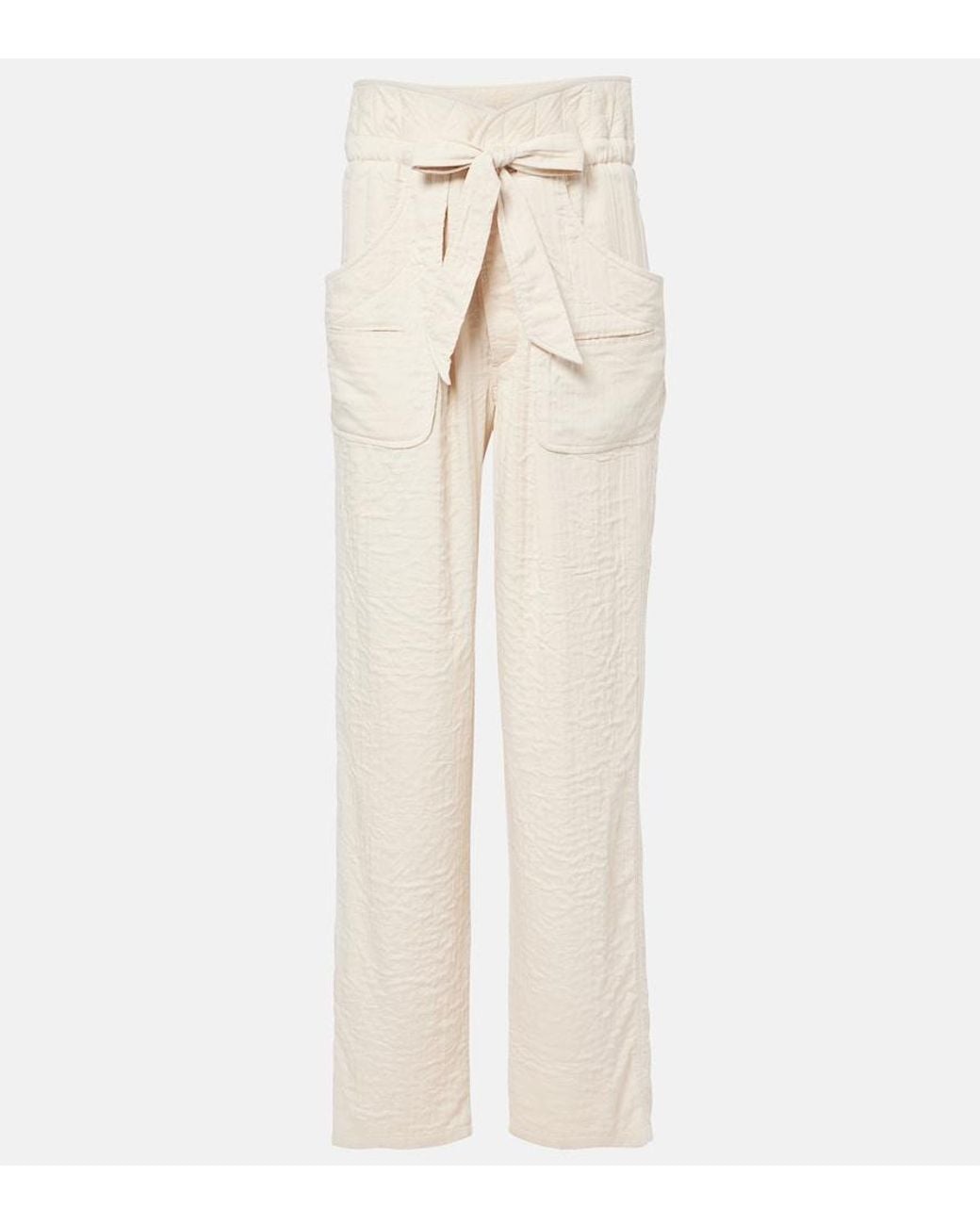 Isabel Marant Natural Serida Straight Pants
