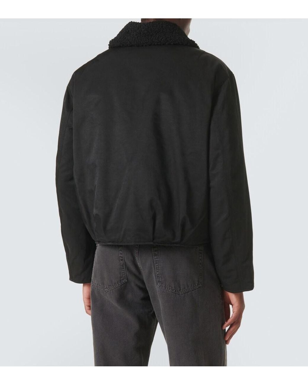 Our Legacy Black Ace Cotton-Blend Jacket for men