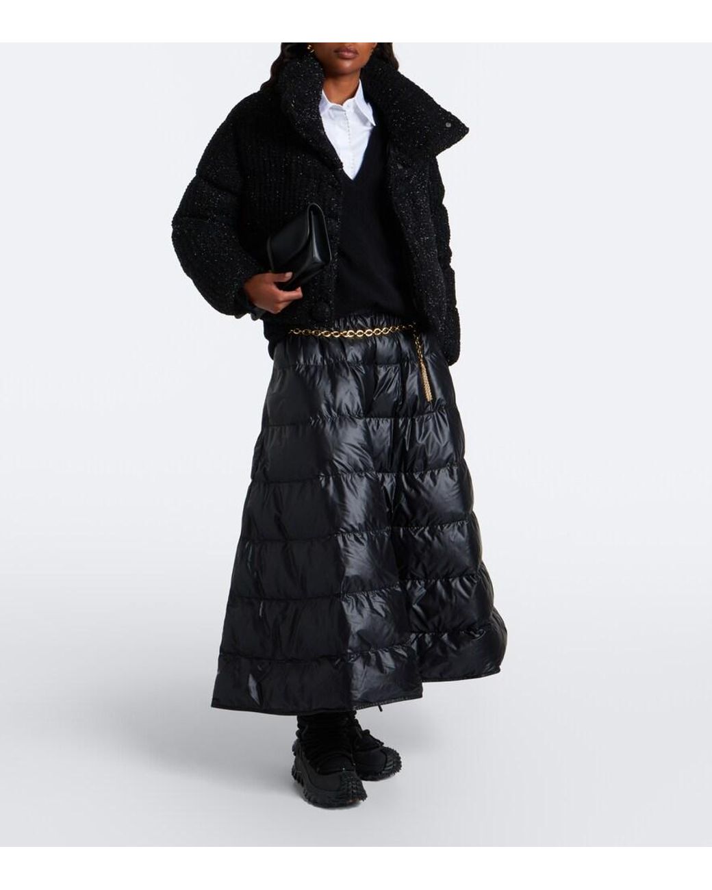 Moncler Black Trailgrip Apres High Gore-Tex Snow Boots