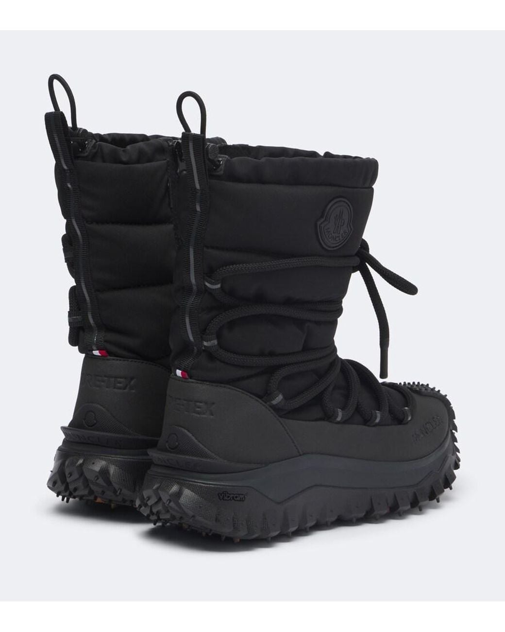 Moncler Black Trailgrip Apres High Gore-Tex Snow Boots