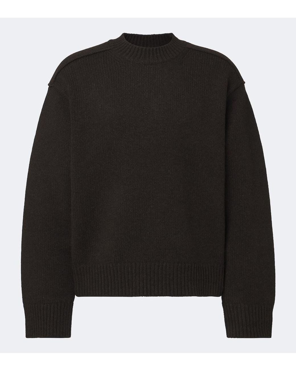 Studio Nicholson Black Yak And Wool Sweater for men