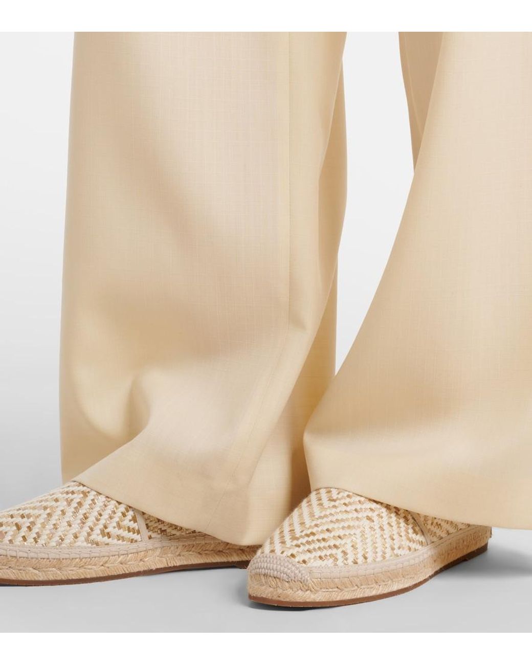 Manolo Blahnik Natural Espadrilles Espadra