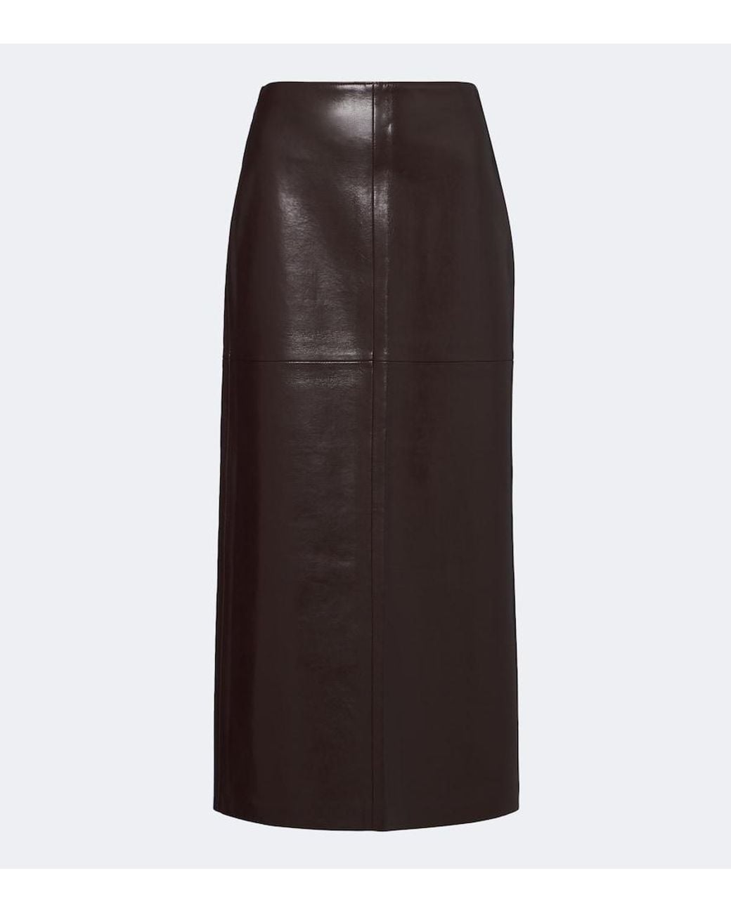Agolde Brown Hikson Pencil Skirt