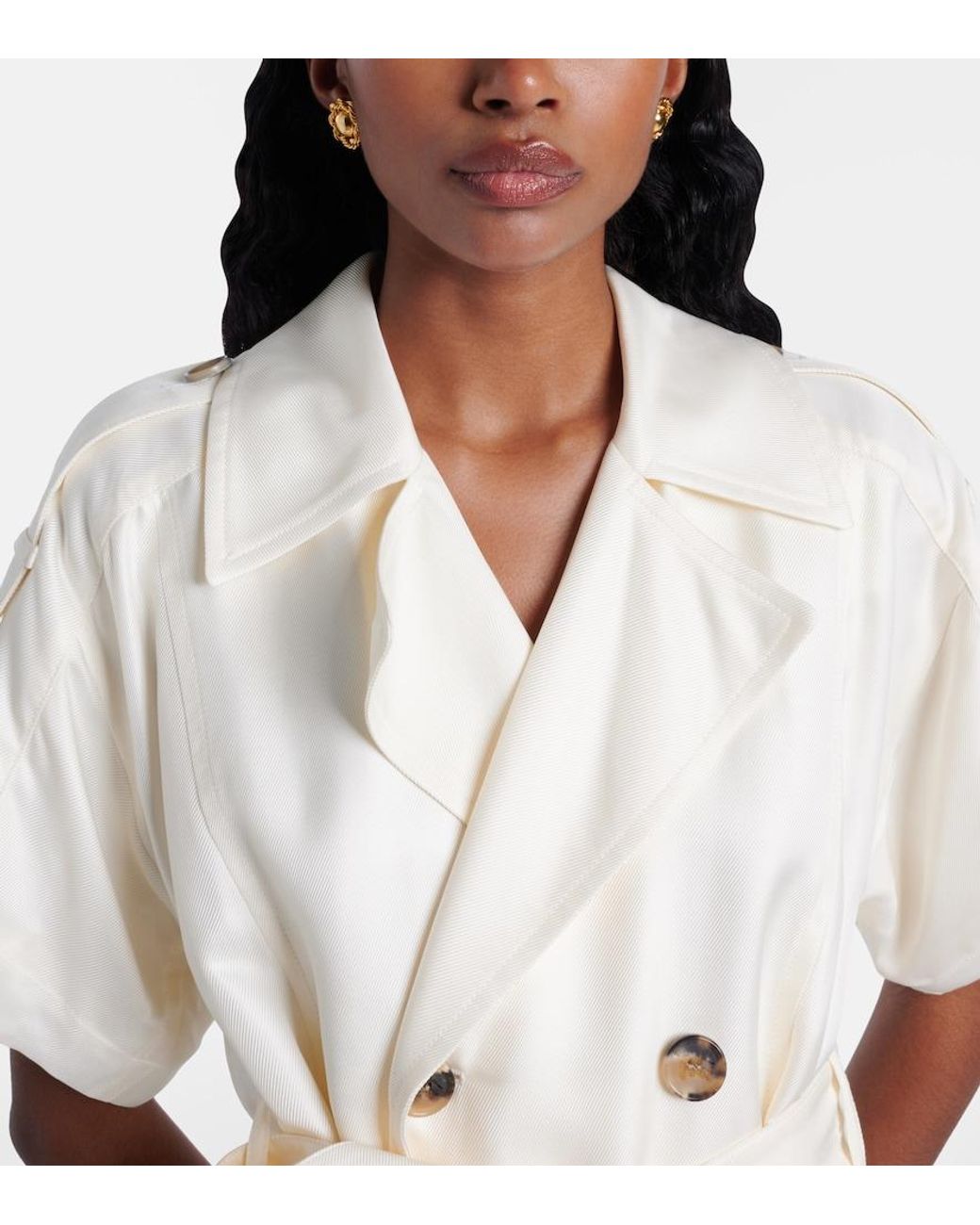 Jennifer Behr Metallic Caryann-Plated Earrings