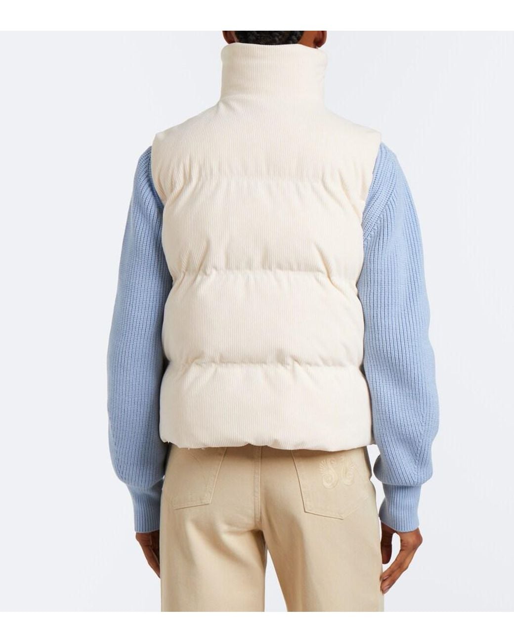Varley Natural Lilah Corduroy Puffer Vest