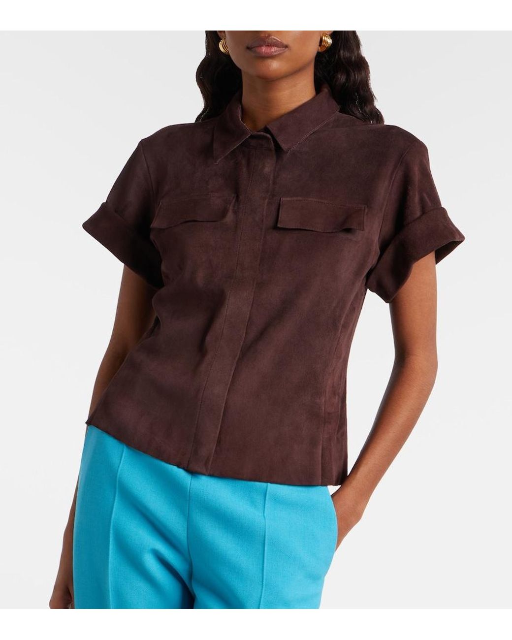 Stouls Brown Miller Suede Shirt
