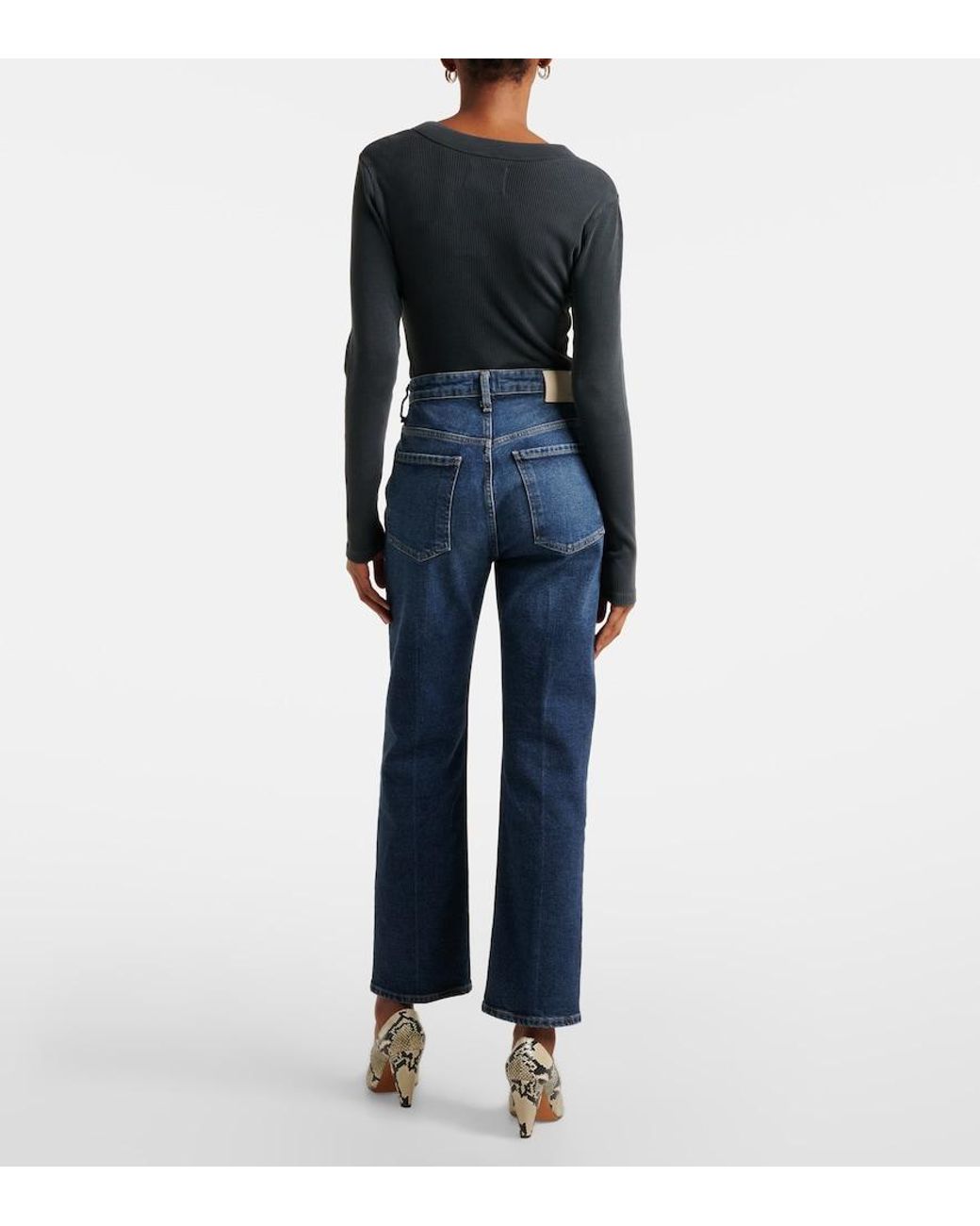 Citizens of Humanity Blue Zurie Straight Jeans