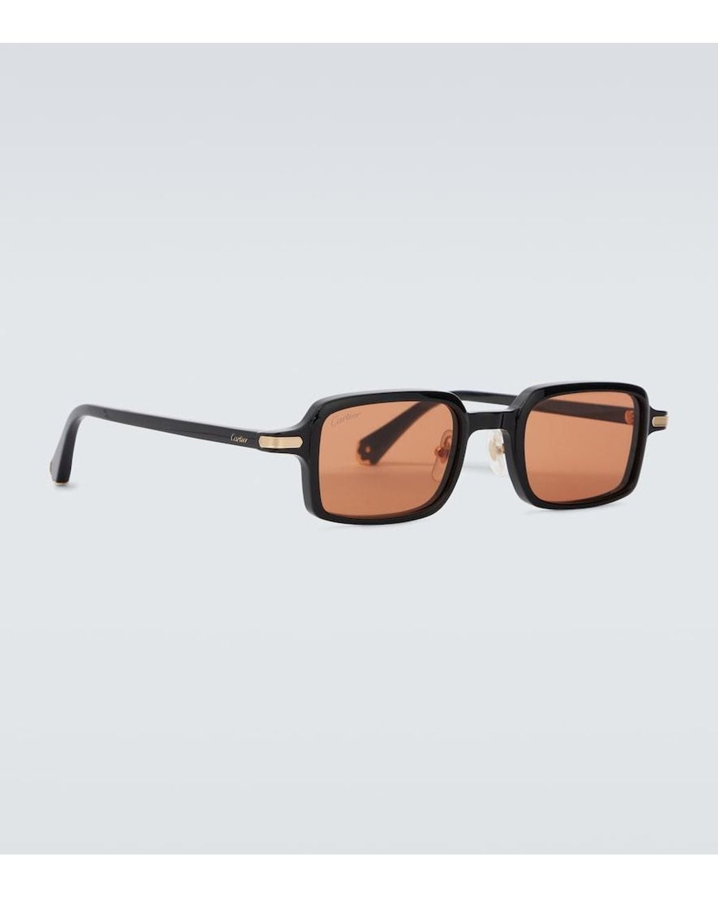 Cartier Eckige Sonnenbrille Premiere De Cartier in Brown für Herren