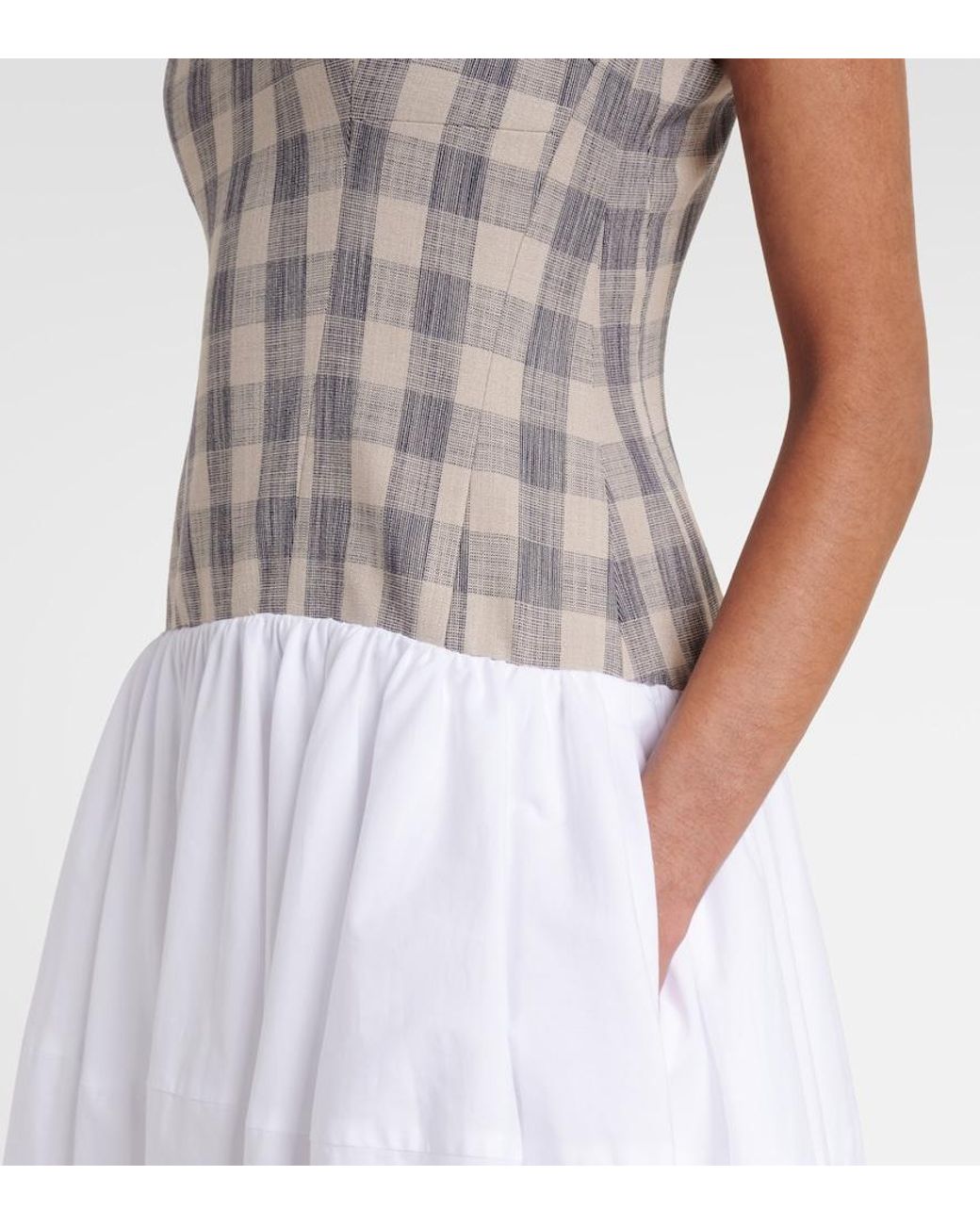 Robe Midi Pfeiffer Jonathan Simkhai en coloris White