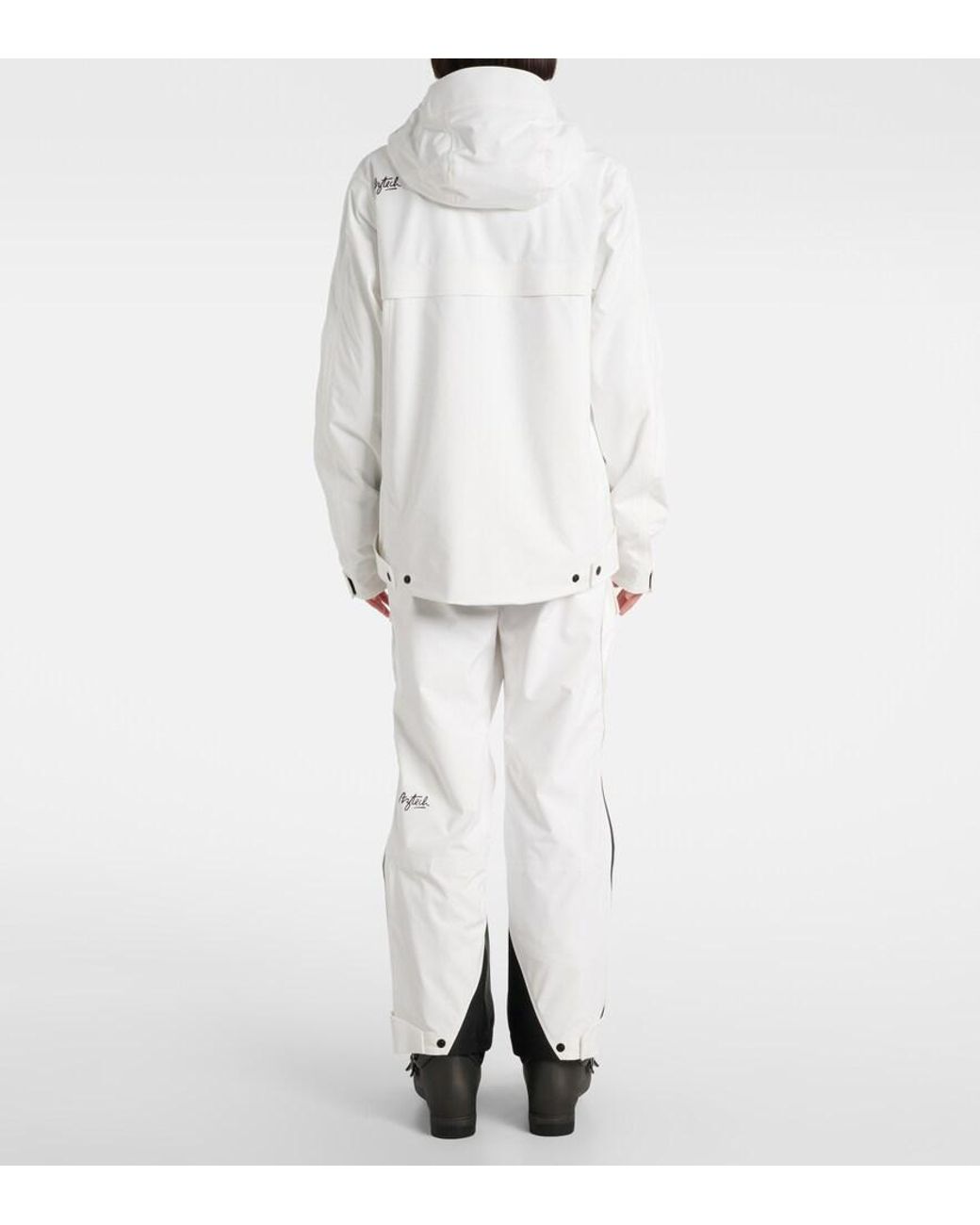 Aztech Mountain White Hayden 3L Half-Zip Hoodie