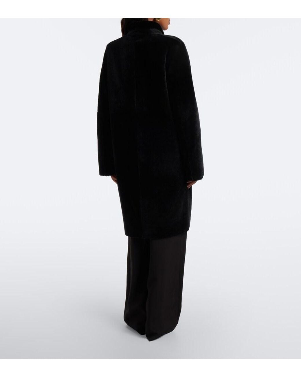 Joseph Black Britanny Reversible Shearling Coat