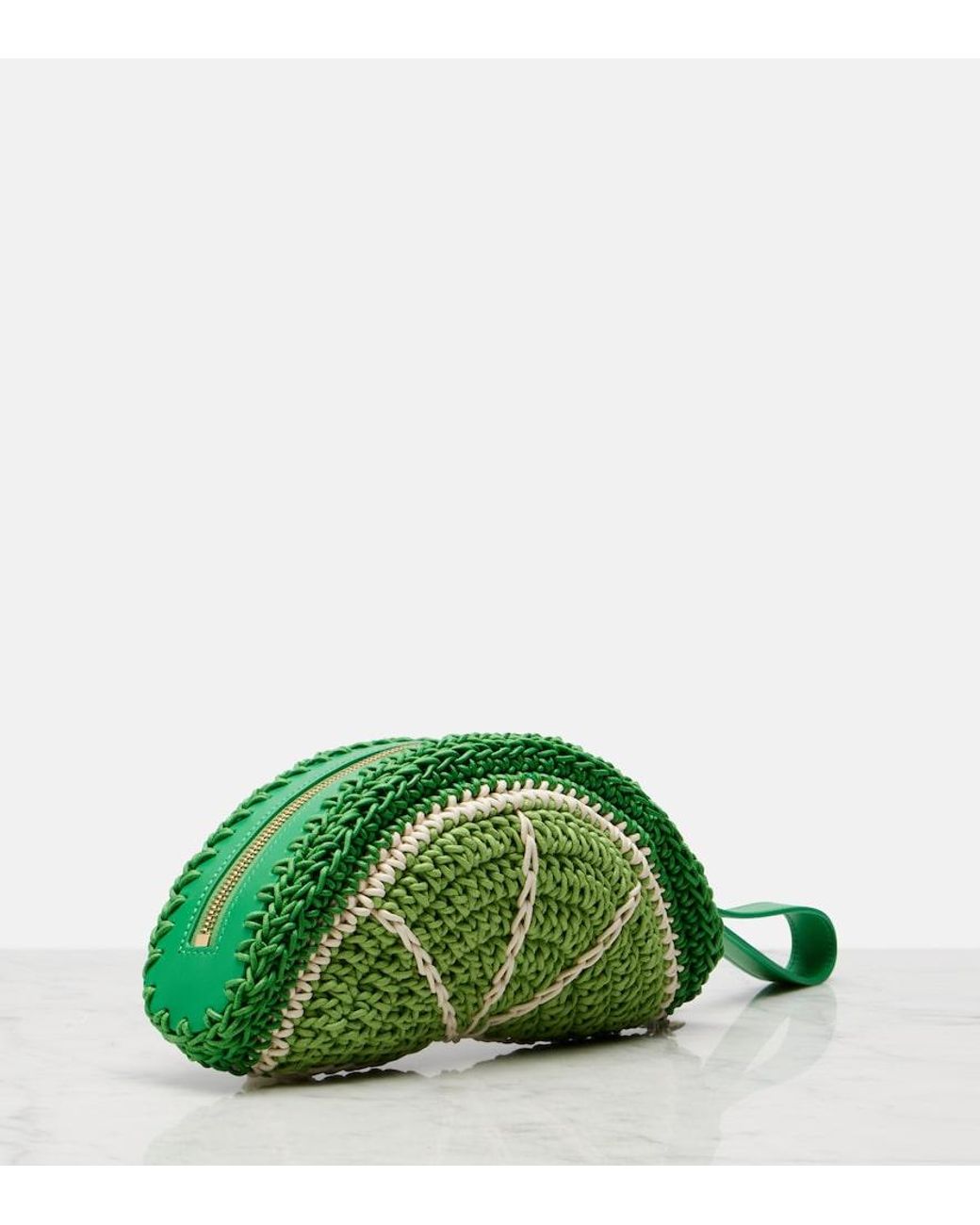 Chloé Green Tropicus Lime Slice Clutch