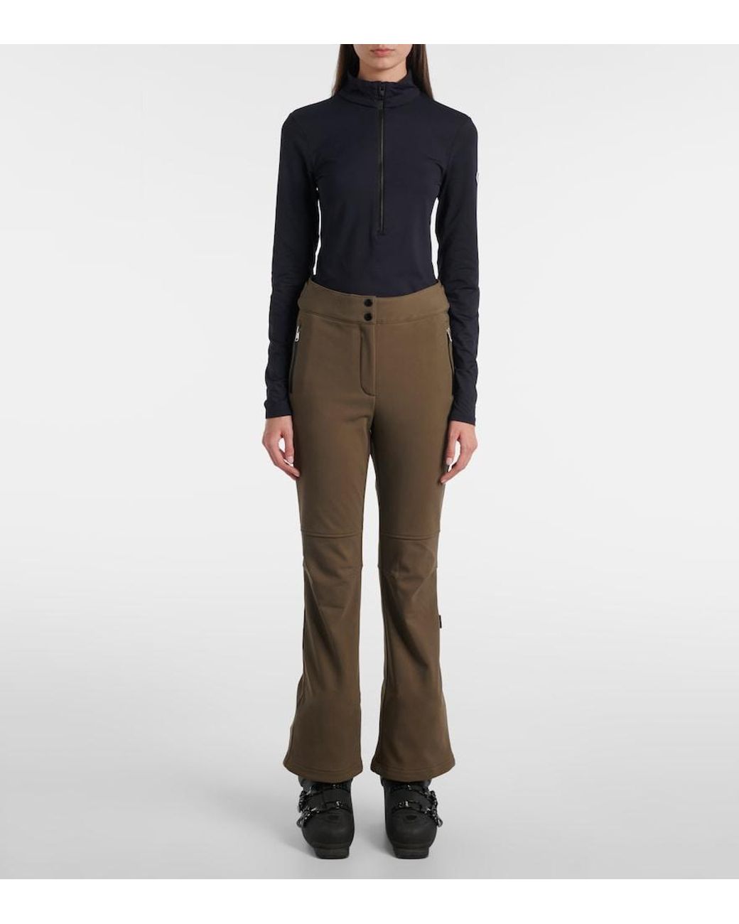 Yves Salomon Brown Flared Ski Pants