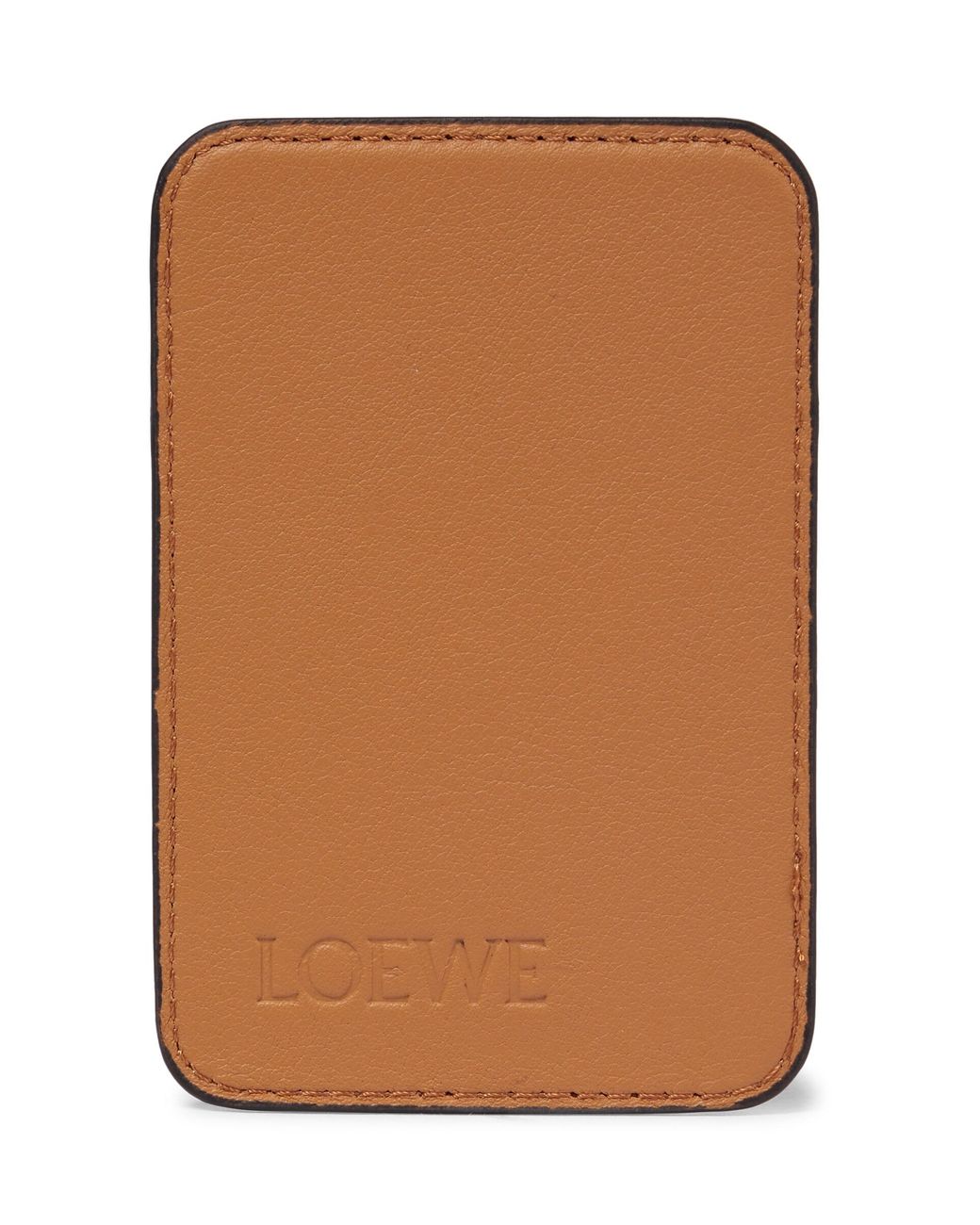 Loewe Puzzle Magnetic Leather Cardholder in Brown | Lyst