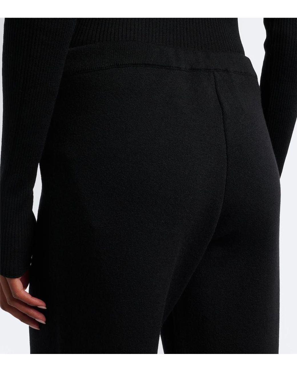 Fendi Blue Cashmere-Blend Sweatpants