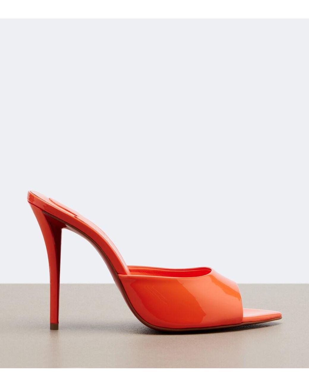 Christian Louboutin Red Miss Z Patent Leather Mules