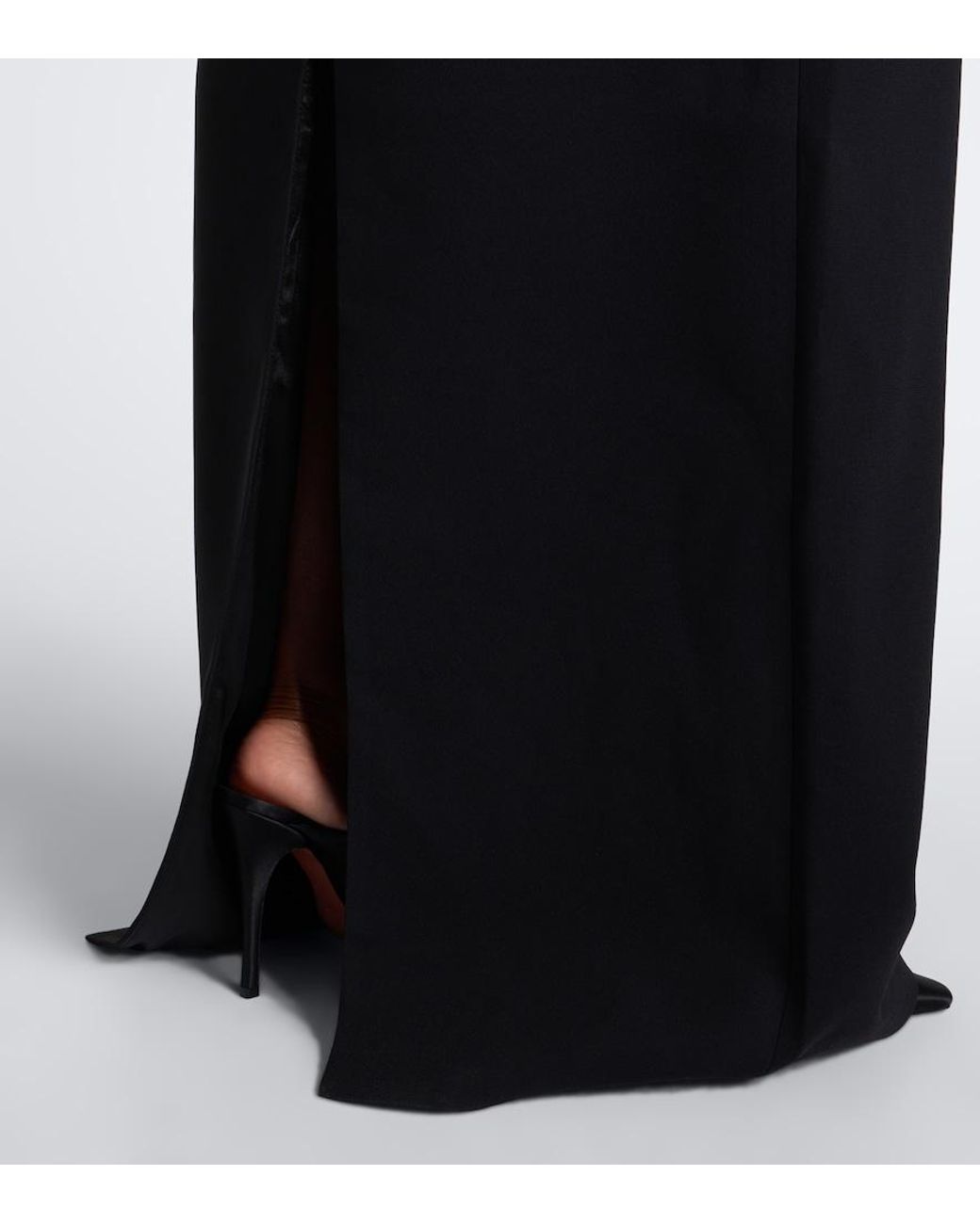 The New Arrivals Ilkyaz Ozel Black Zada Maxi Skirt