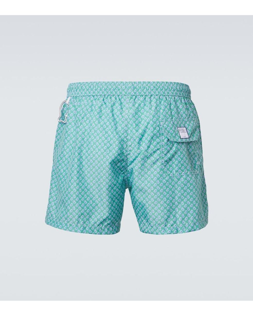 Fedeli Blue Madeira Swim Trunks for men