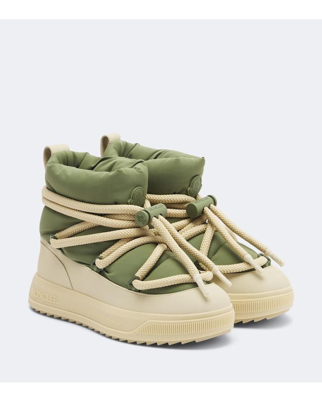 Moncler Metallic Altive Mid Snow Boots