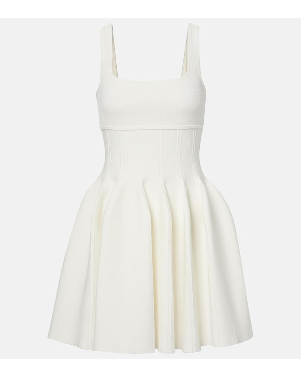 Jonathan Simkhai White Elektra Corset Dress