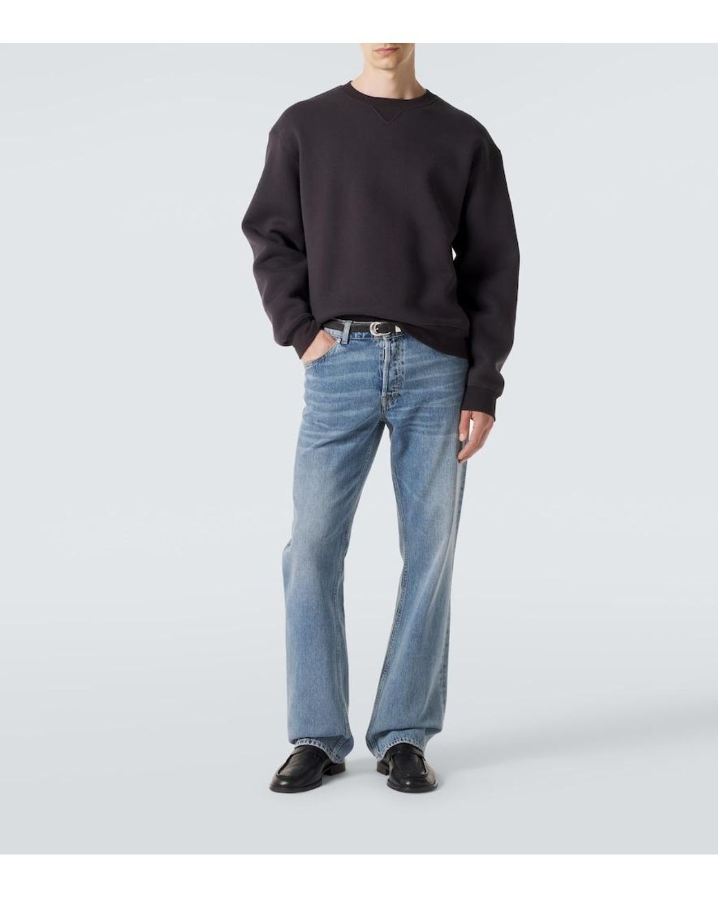 Our Legacy Gray Perfect Cotton And Wool Sweatshirt for men