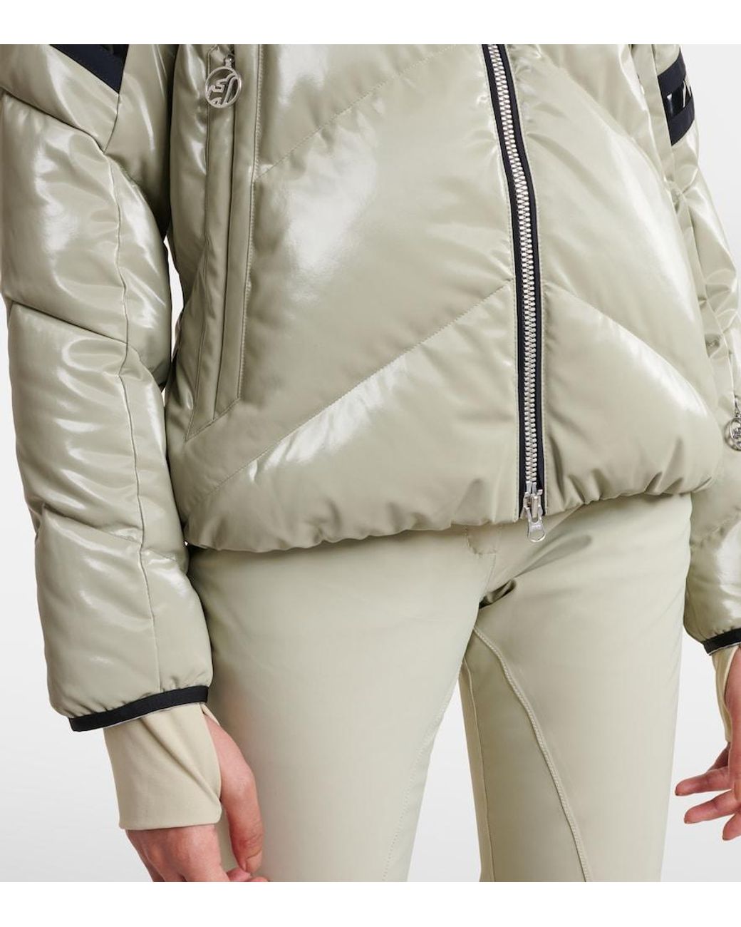 Toni Sailer Gray Helena Glimmer Ski Jacket