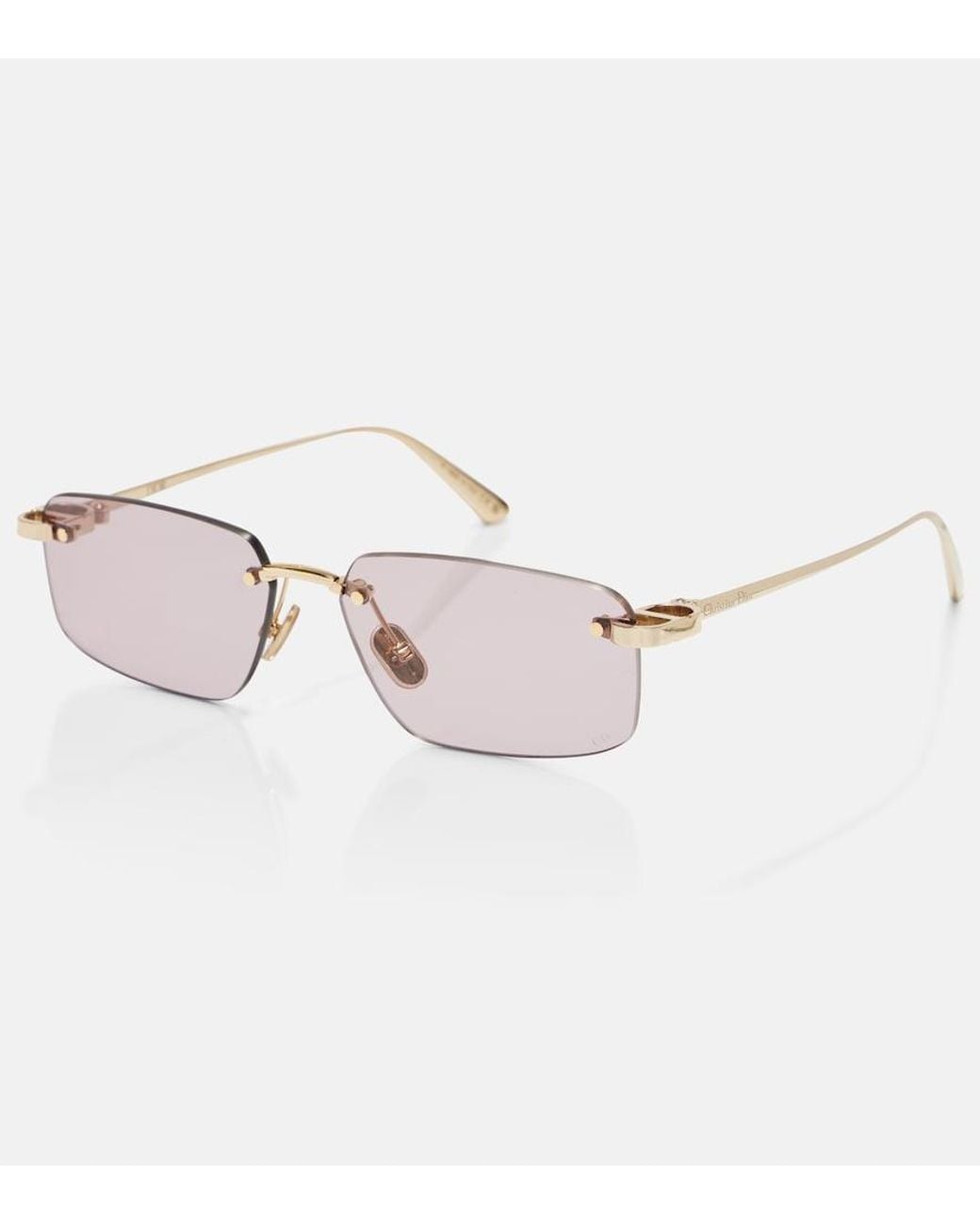 Dior Pink Cdior S4U Rectangular Sunglasses