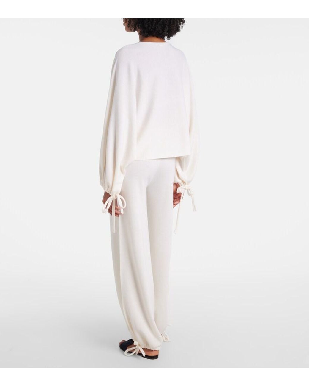 Max Mara White Frais Virgin Wool Sweater