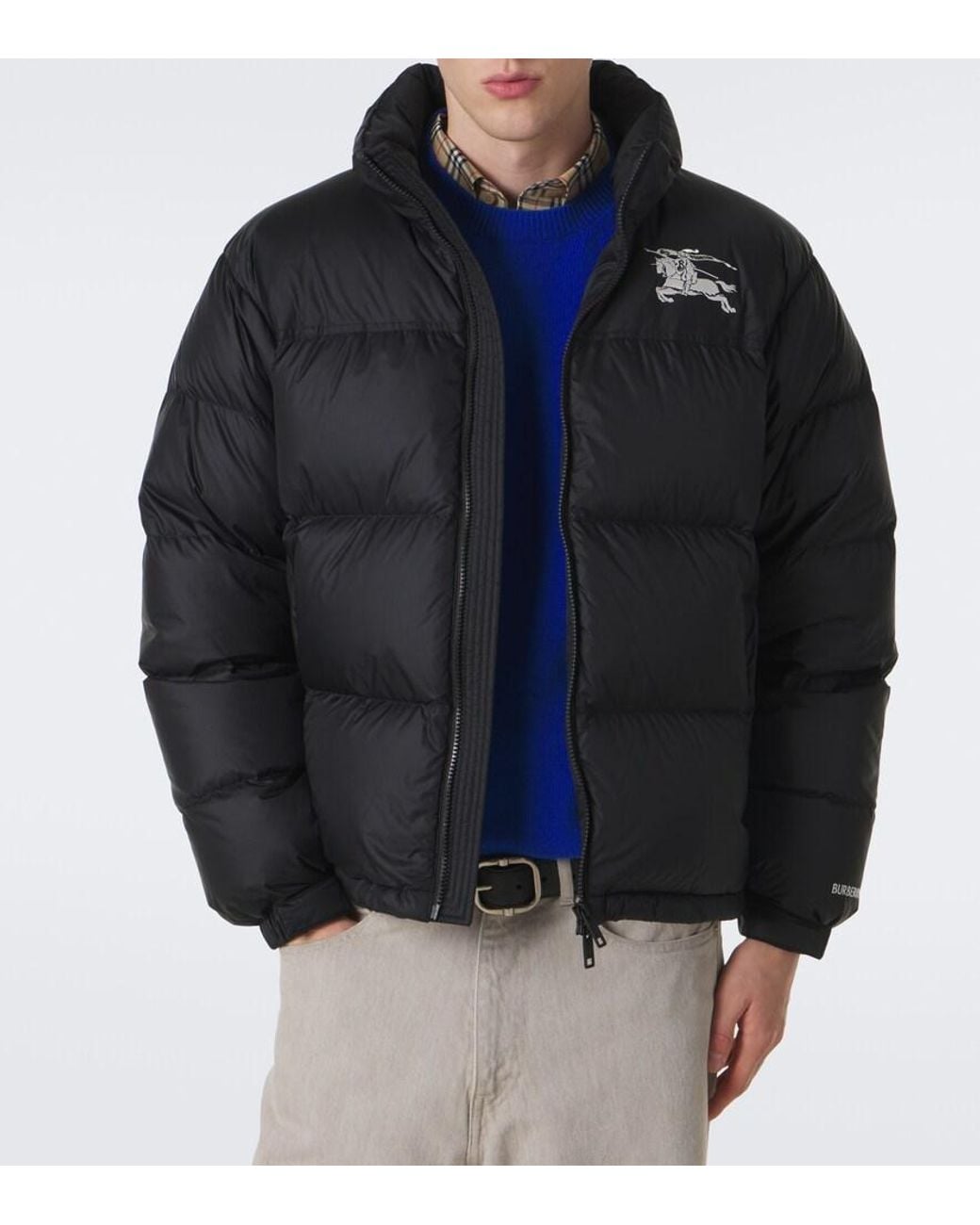 Burberry Black Ekd Down Jacket for men