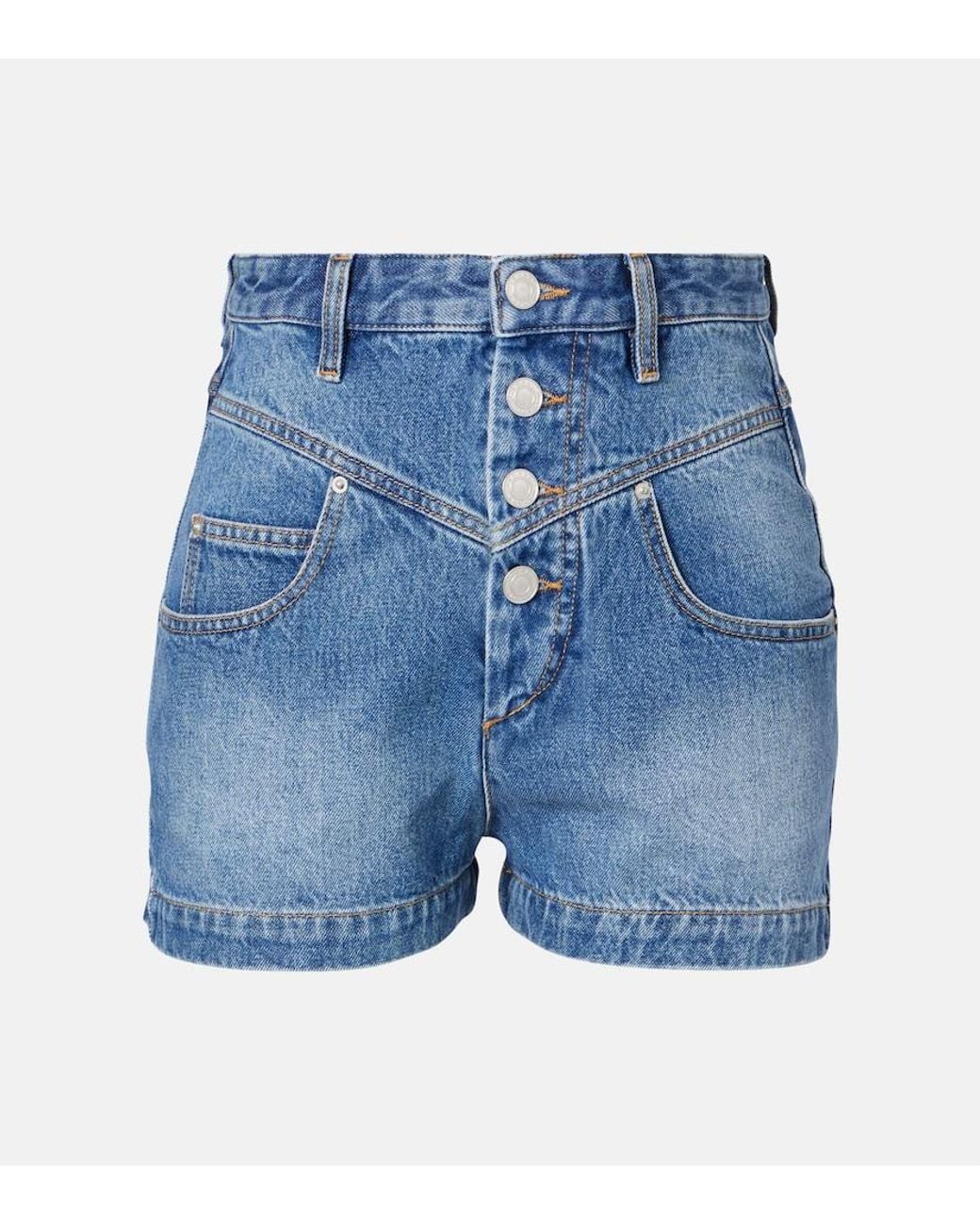 Isabel Marant Blue Denim Shorts