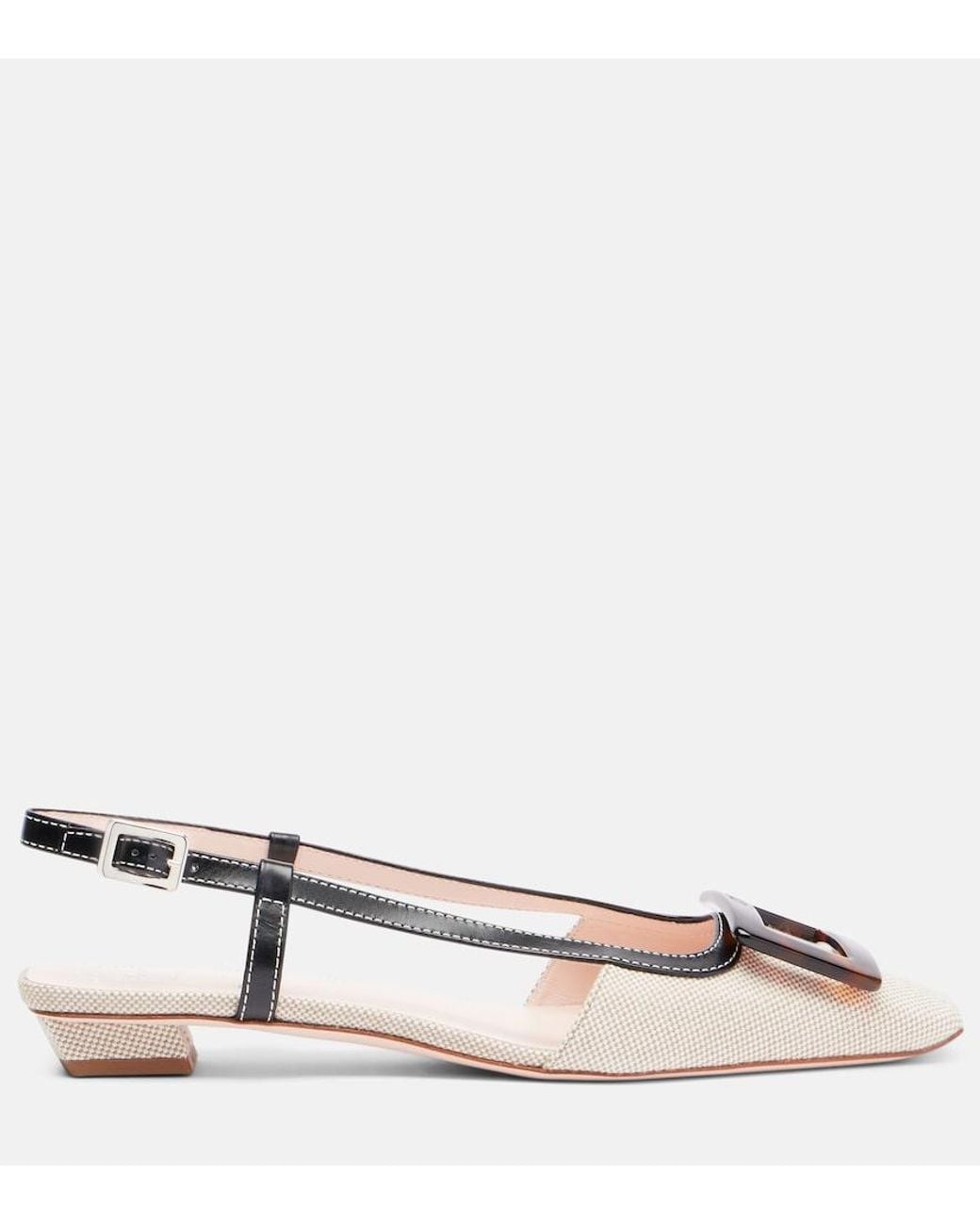 Roger Vivier Pink Belle Vivier 25 Slingback Pumps