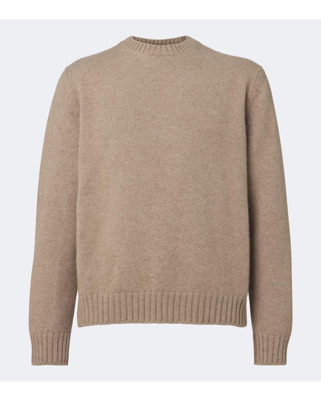 Saman Amel Brown Elio Cashmere Sweater for men
