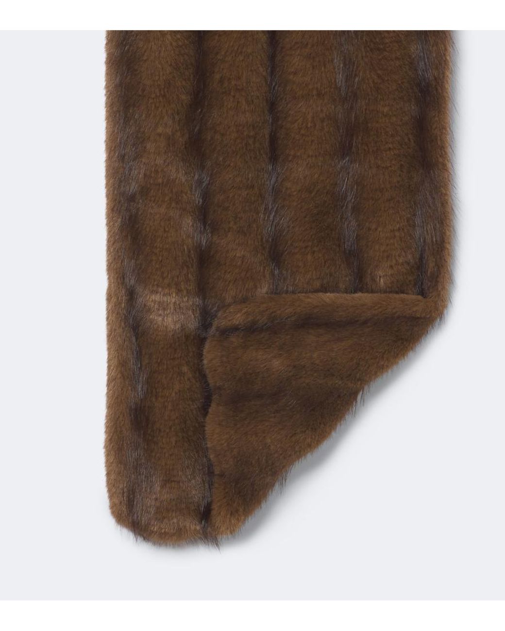 Frankie Shop Brown Ciasa Scarf